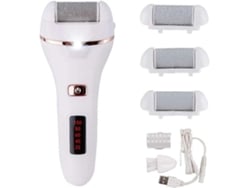 Removedor De Callos De Pies Eléctrico Profesional, Lijadora Recargable Con 3 Rodillos, Ipx7 Impermeable, 2 Velocidades Ajustables Y Luz Led