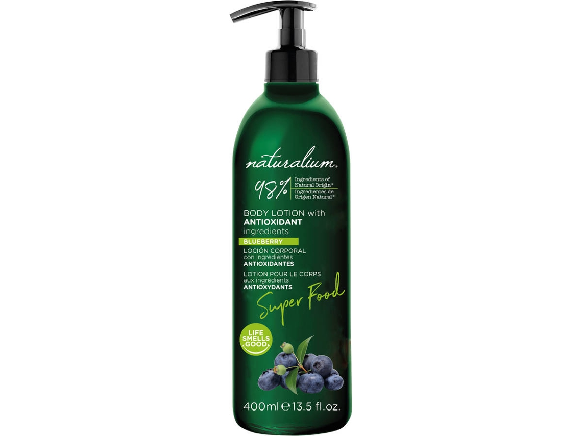 Loción Corporal NATURALIUM Super Food Arándano (400 ml)