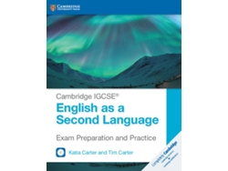 Libro Cambridge IGCSE English as a Second Language Exam Preparation and Practice with Audio CDs de Katia Carter e Tim Carter (Inglés)