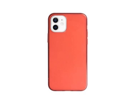 Funda para iPhone 12/12 Mini MYWAY Textura Suave Rojo