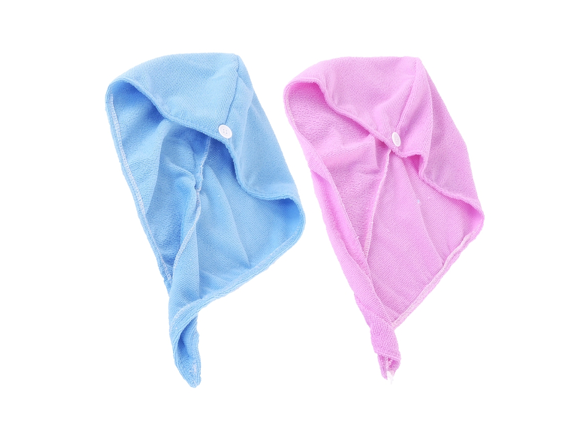 Paquete De Toallas Para Cabello Secas Rápidas Bandana Absorbente Mujeres, Rizadas, Gorras Para Cabello Largo Y Grueso (2 Pcs)