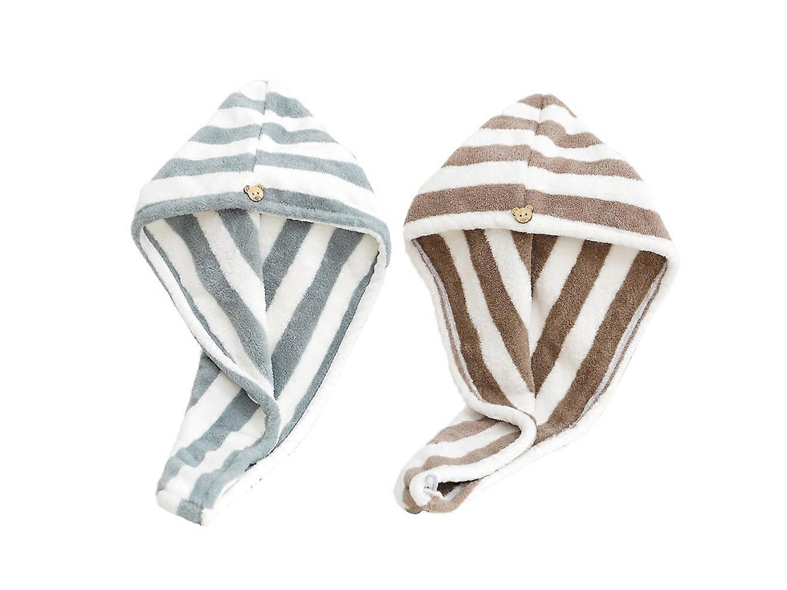 Toalla de microfibra para el cabello, turbante, diadema de secado rápido Rosewell