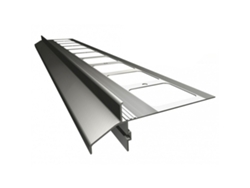Perfil RENOPLAST de Alero de Aluminio K40 200cm Gris Acabado de Terrazas y Balcones Sistemas de Drenaje de Agua Perfil Angular