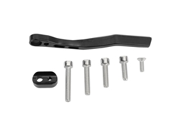 Protector De Cadena De Bicicleta De Aluminio Anodizado Anticaída Para Bicicletas De Carretera, Color Negro.