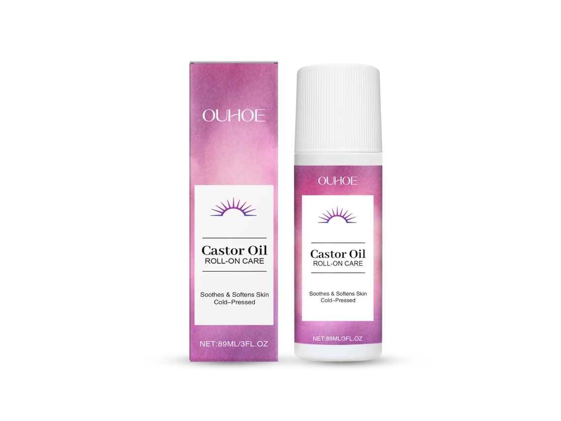 Aceite hidratante en roll-on para el cuidado de la piel.