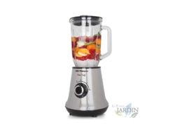 Batidora de Vaso ORBEGOZO Acero Inoxidable 300 W 5 Velocidades y Función Turbo + accesorios