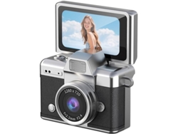 Mini Cámara Llavero, Pantalla Abatible De 1,47", Cámara Digital Hd De Bolsillo Con Sensor.