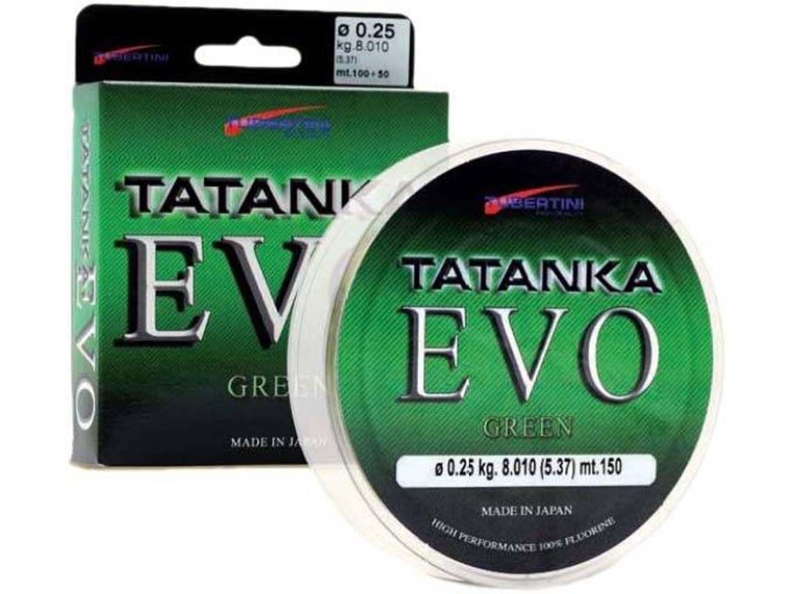 Línea de Pesca de monofilamento TUBERTINI Tatanka Evo (0.140 mm - 0,20 mm)