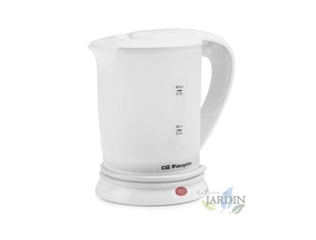 Jarra Eléctrica SUINGA 0.5 Litros Orbegozo Especial Viaje 2 Tazas Incluidas Potencia 700W