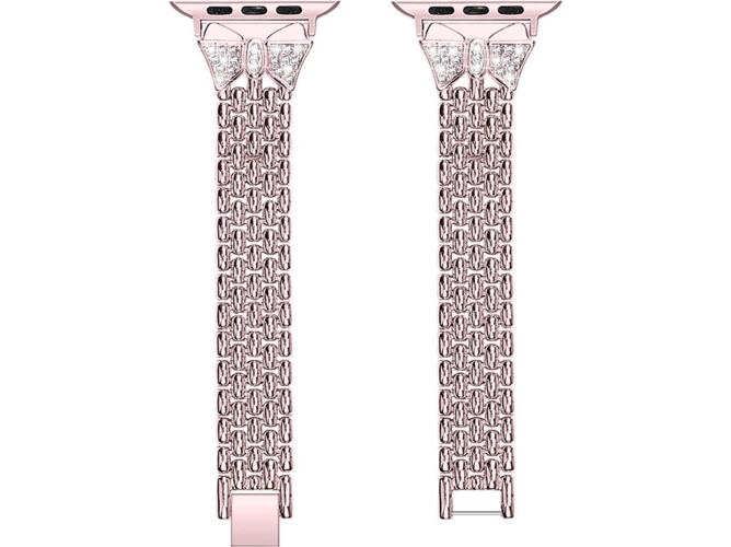 Correa Apple Watch 38, 40 mm WJS Metal Rosa