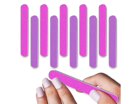 Limas De Uñas De Grano De Doble Cara Herramienta De Pedicura De Manicura De Tablero De Esmeril -Style2 ZMDECQNA 10 Un