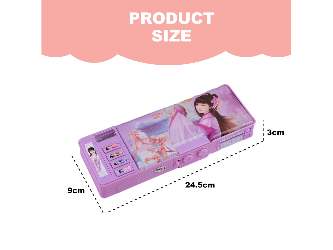 Tuche De Lápic De Cuero PU De 20cm De Largo Para Niñas, Bolsa De Brochas De Maquillaje, Bolsa Pequeña Con Cremallera Para Bolígrafos, Marcador, Maquillaje, Cambio, Monedas, Cigarro - AliExprs