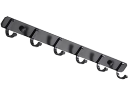 Ganchos De Pared Negros Para Almacenamiento En Armarios, Perchero Para Baño Y Vestidor.