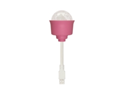 Lámpara LED Bj-Rgbw con control de voz y ritmo musical, decoración festiva y flexible para cualquier ambiente.