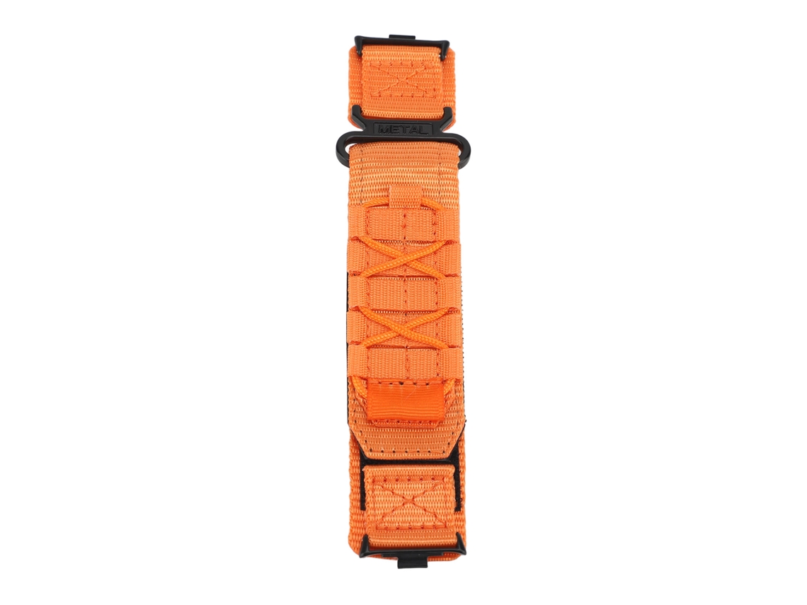 Correa Ajustable De Nailon Con Velcro Para Reloj 8 Pro/9 Pro (5/4 Pulgadas) Color Naranja.