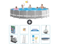 Intex Piscina Prism Frame Redonda - 549x122 Cm - 9-peças S590