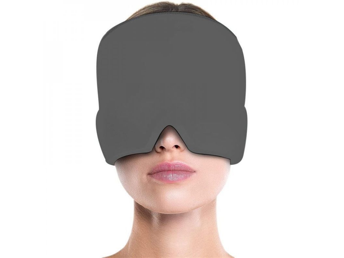 Gorro Para Aliviar La Migraña Con Terapia De Gel Frío Y Caliente, Bolsa De Hielo Y Antifaz Rjg