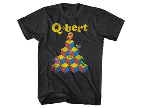 Camiseta ROCKINSTONE Pirámide Q-Bert (M)