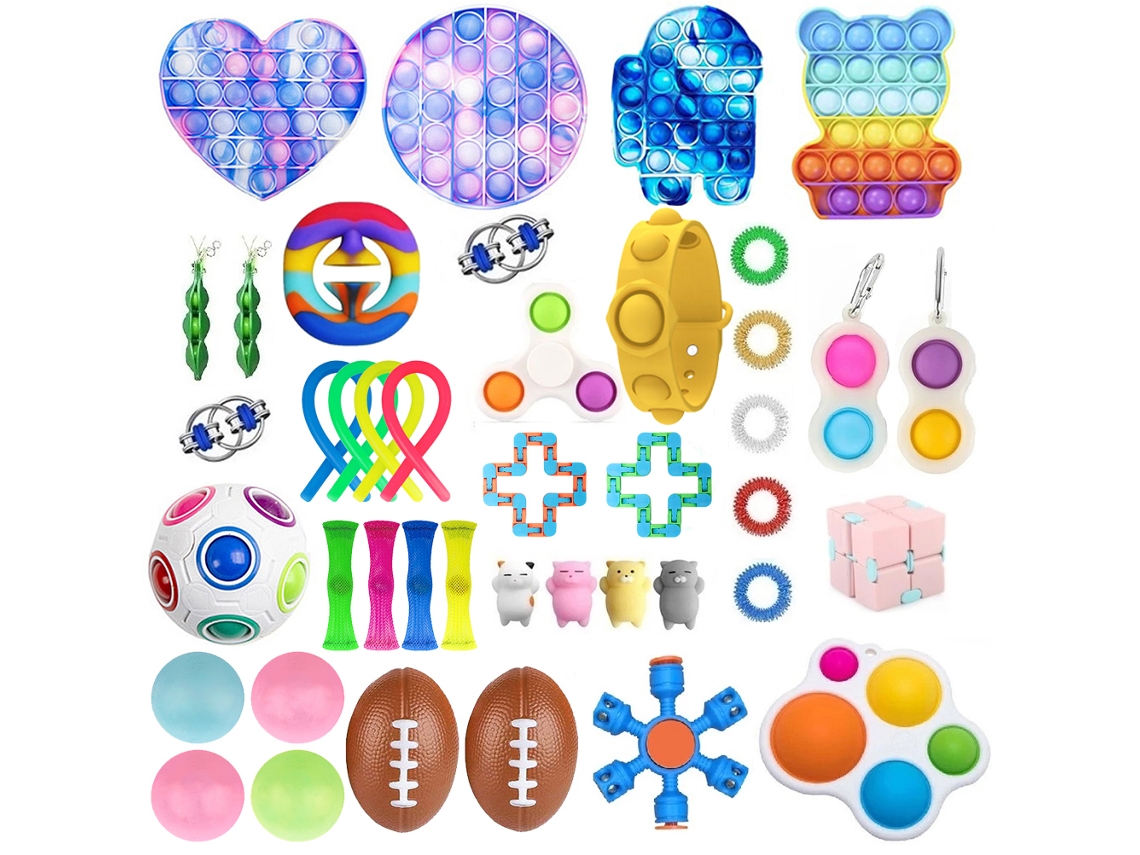 Bj-conjunto De Brinquedos Sensoriais Anti-estresse Para Crianças E Adultos: Presentes De Festa E Recompensas Em Aula