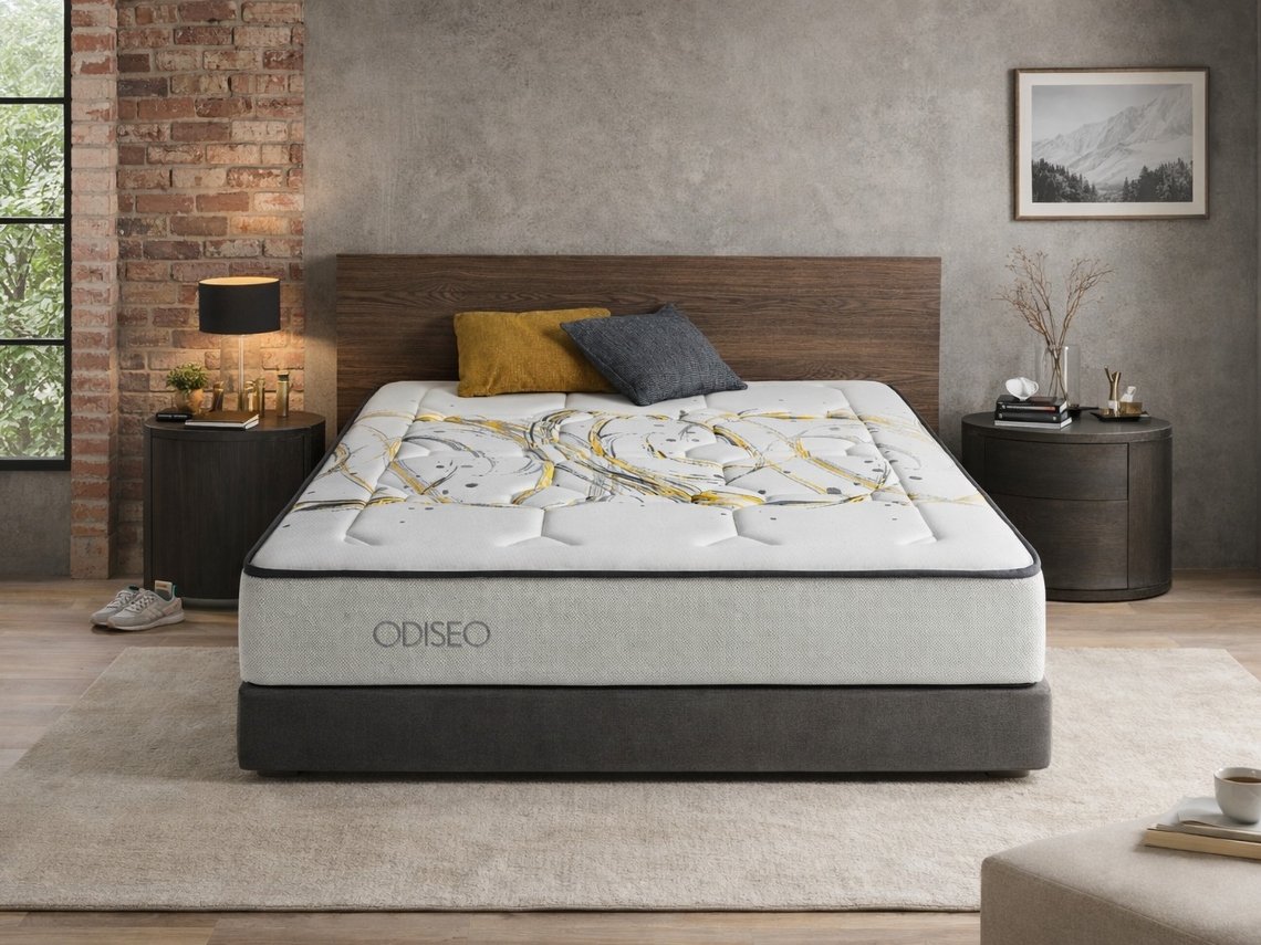 Colchón Sonho Odiseo Latex 140x180 Cm – Altura 30 Cm Con 2 Cm De Látex A Cada Lado