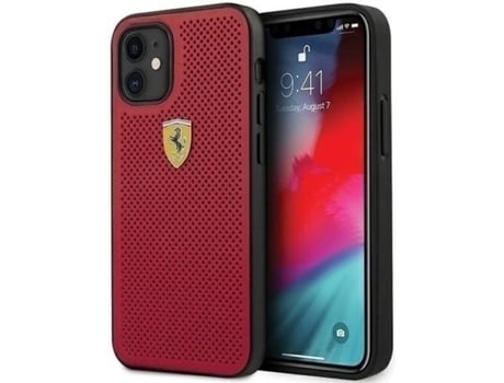 Carcasa iPhone 12 Mini FERRARI Rojo