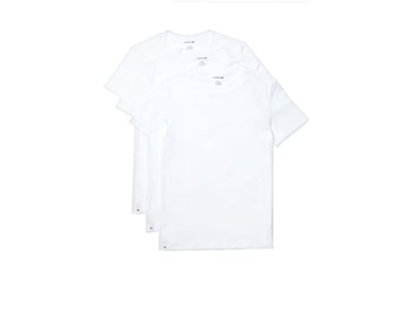 T-shirt LACOSTE Algodón Hombre (Blanco - XXL)