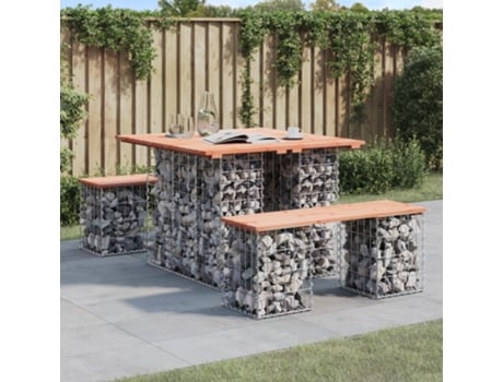 Banco De Jardín VIDAXL Marrón Madera (102x100x72 cm)