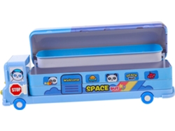Estuche para lápices con diseño de dibujos animados, caja multiusos para bolígrafos, organizador portátil de material escolar.