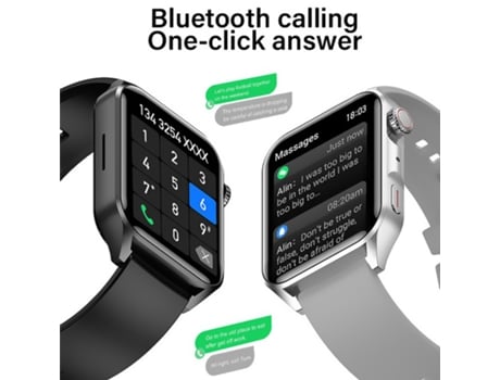 Smartwatch para hombre,CHRONUS pantalla HD de 1,78 pulgadas, llamada Bluetooth NFC, rosa