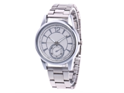 Reloj De Pulsera Unisex De Cuarzo, Moderno, Elegante, Informal, Plateado. Regalo Ideal.