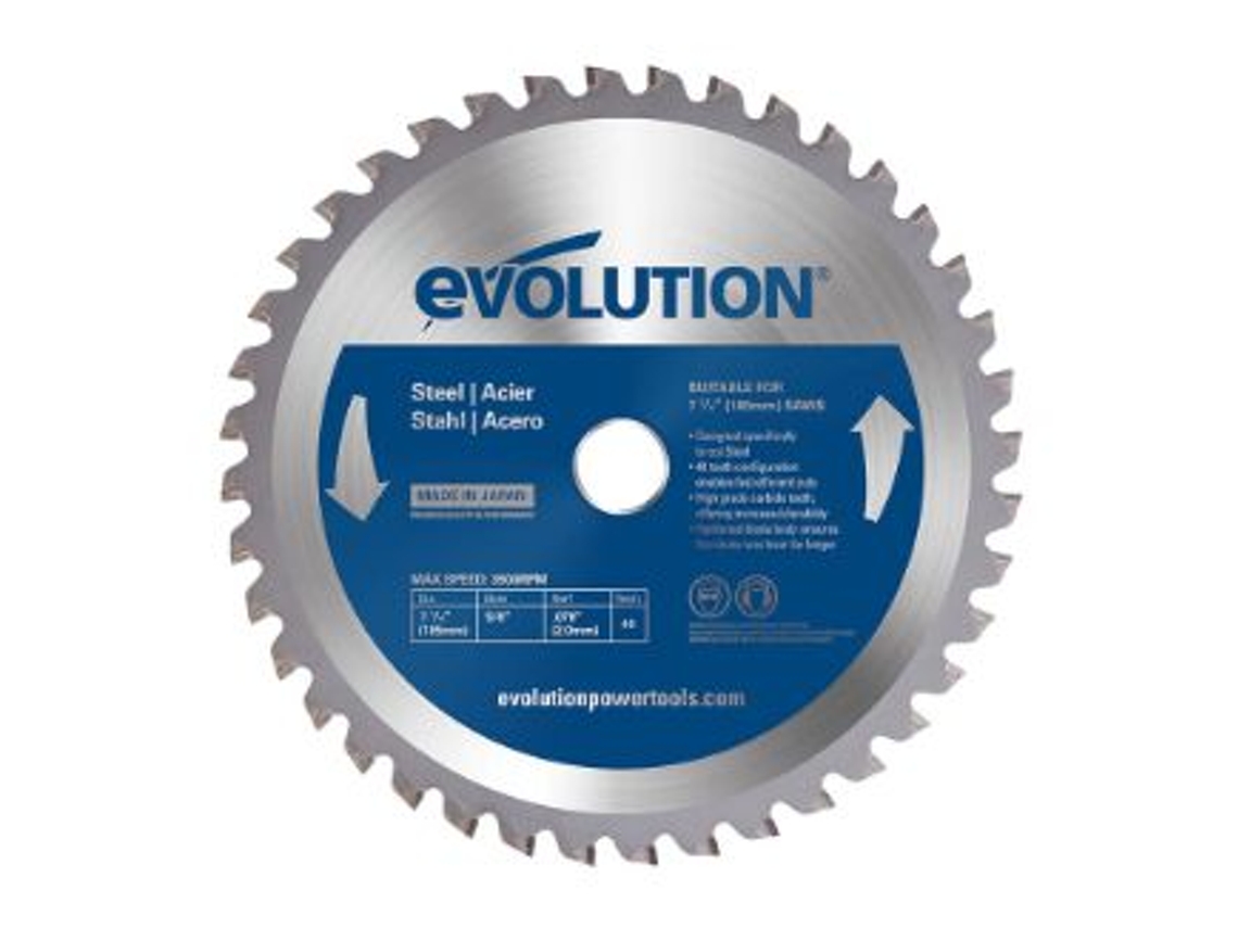 Evo 677186 Disco Acero M185tct-40cs - 185mm 40t