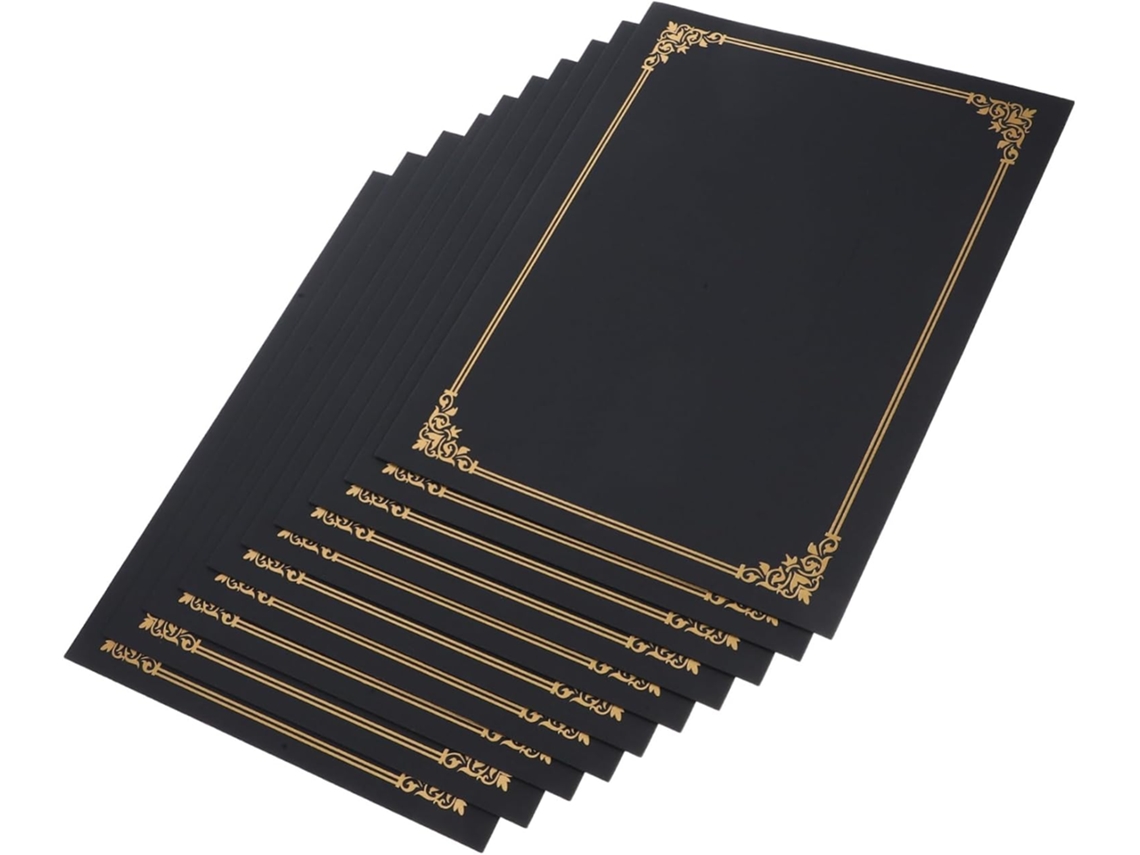 Juego de 10 fundas protectoras para certificados y diplomas, ideales para ceremonias de graduación y Gokoco