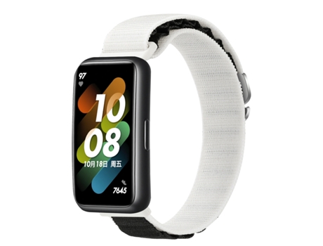 Correa de reloj de nailon Huawei Band 7 Loop (negro Starlight)