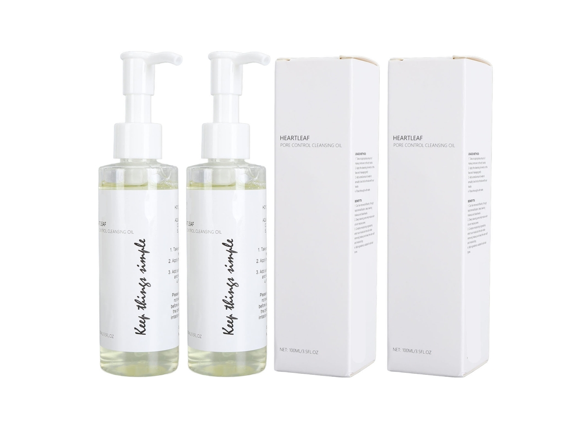 2 unidades de aceite desmaquillante de 100 ml para todo tipo de piel.