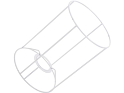 Casquillo metálico E27 ajustable para autoensamblaje, diámetro de 14 a 26 cm, estructura robusta para lámpara de mesa.