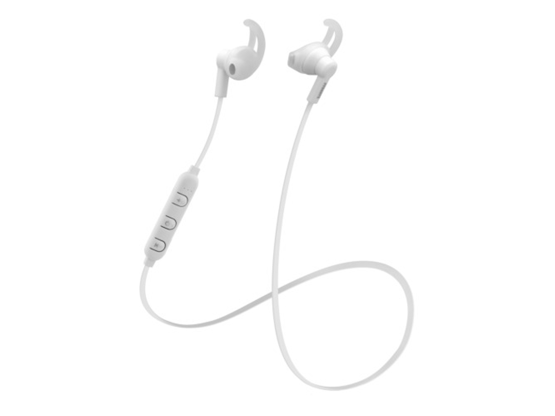 Auriculares Bluetooth STREETZ HL-BT304 (In Ear - Micrófono - Blanco)