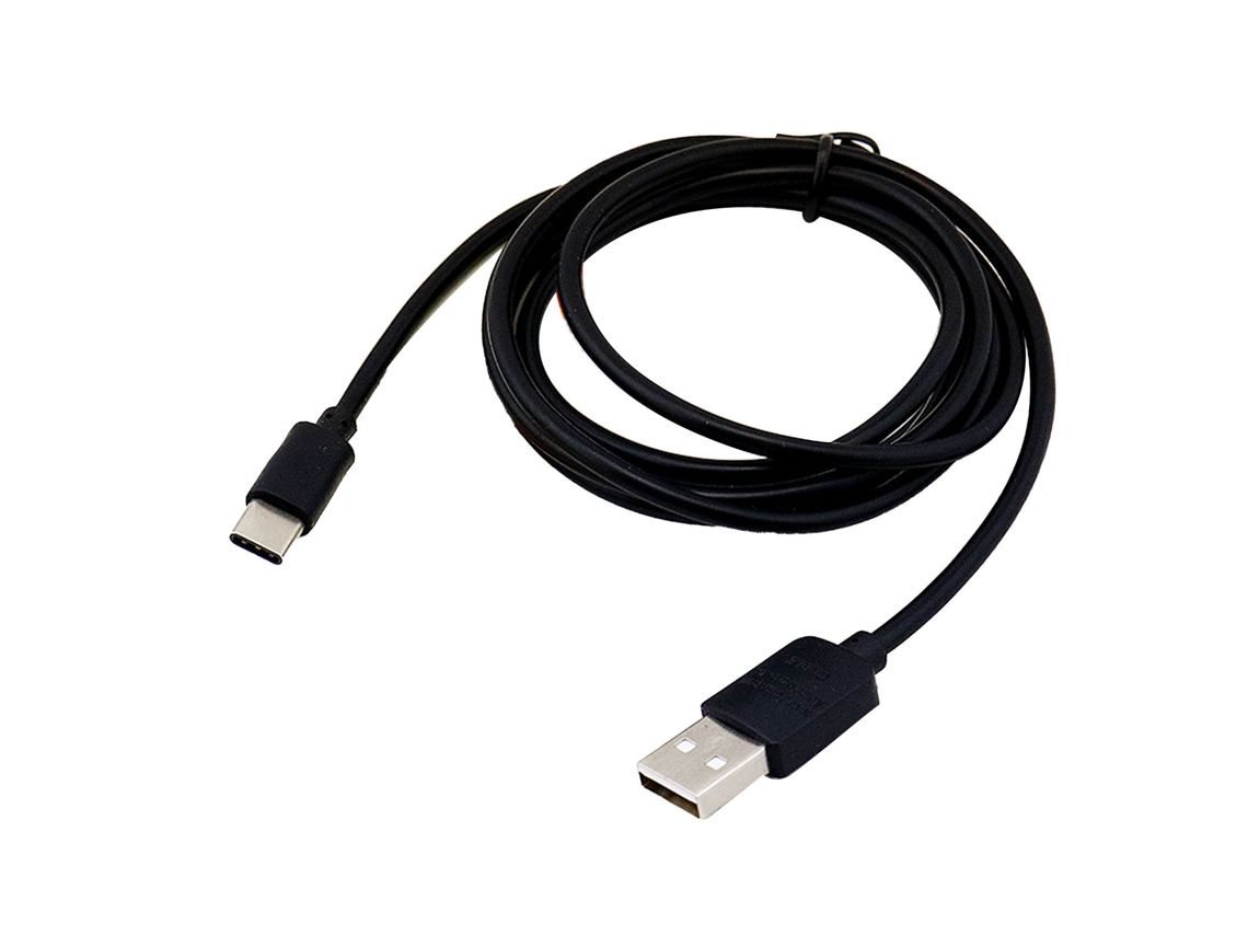 Cable Usb-c 2.0 De Pvc Para Carga Rápida Y Transferencia De Datos Para Teléfonos Móviles Y Tabletas, 2 M, Negro.