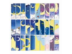 Marcadores De Libros De Tema Cartoons Y Rosas, Tarjetas De Cartulina Para Seguimiento De Lectura Y Scrapbooking
