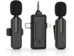 Micrófono Lavalier Inalámbrico Bluetooth Para Iphone Ipad Android Para Youtube Grabación De Vídeo Podcast Tiktok Video Blog CUICH