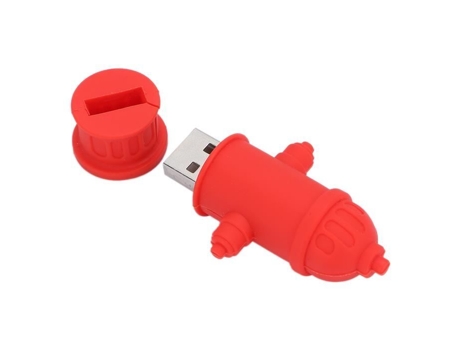 HURRISE Memoria USB Disco Flash USB Extintor de Incendios de Dibujos Animados Unidad Flash USB de Escritorio Tarjeta de Computadora 64GB