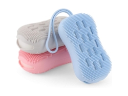 Juego De 3 Cepillos De Baño De Silicona De Doble Cara Para Una Limpieza Profunda Y Una Exfoliación Suave Para Pieles Sensibles.