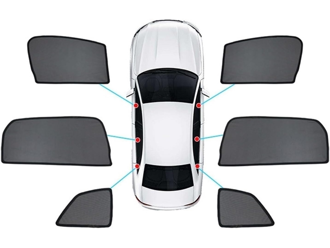 Parasol De Verano Para Ventanas Delanteras Y Traseras Toyota Vigo 2004-2015 (parabrisas Trasero).