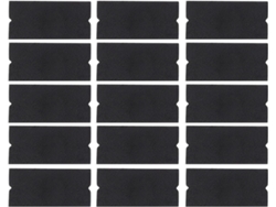 15 Paños De Tela De Fieltro Para Rasquetas De Tarjetas, Protector De Repuesto, Fibra De Carbono, Para Coche, Sin