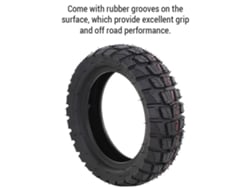 2026-neumático Exterior De Goma Off-road 10 Pulgadas 255x80 Compatible Con Patinete Eléctrico Kugoo M4 Con Buena Adherencia