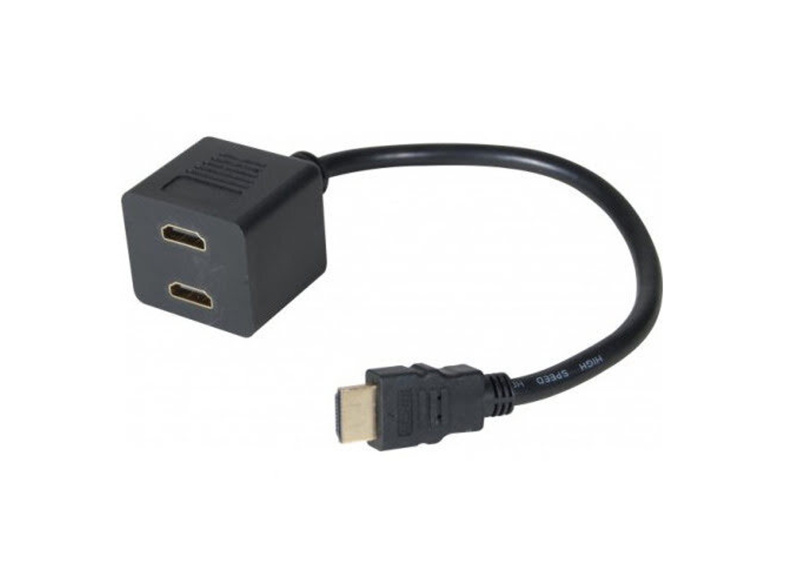 Cable hdmi de 2 pantallas simultáneas GENERIQUE Splitter