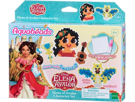 Kit de Artesanía AQUABEADS Set de Perlas de Agua Elena de Avalor (Edad Minima: 4)