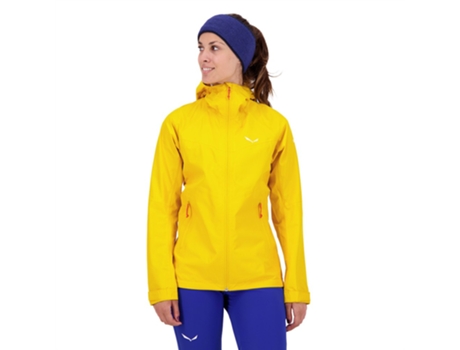 Casacos SALEWA Jaqueta Puez Aqua 3 Powertex Amarelo XS Mulher
