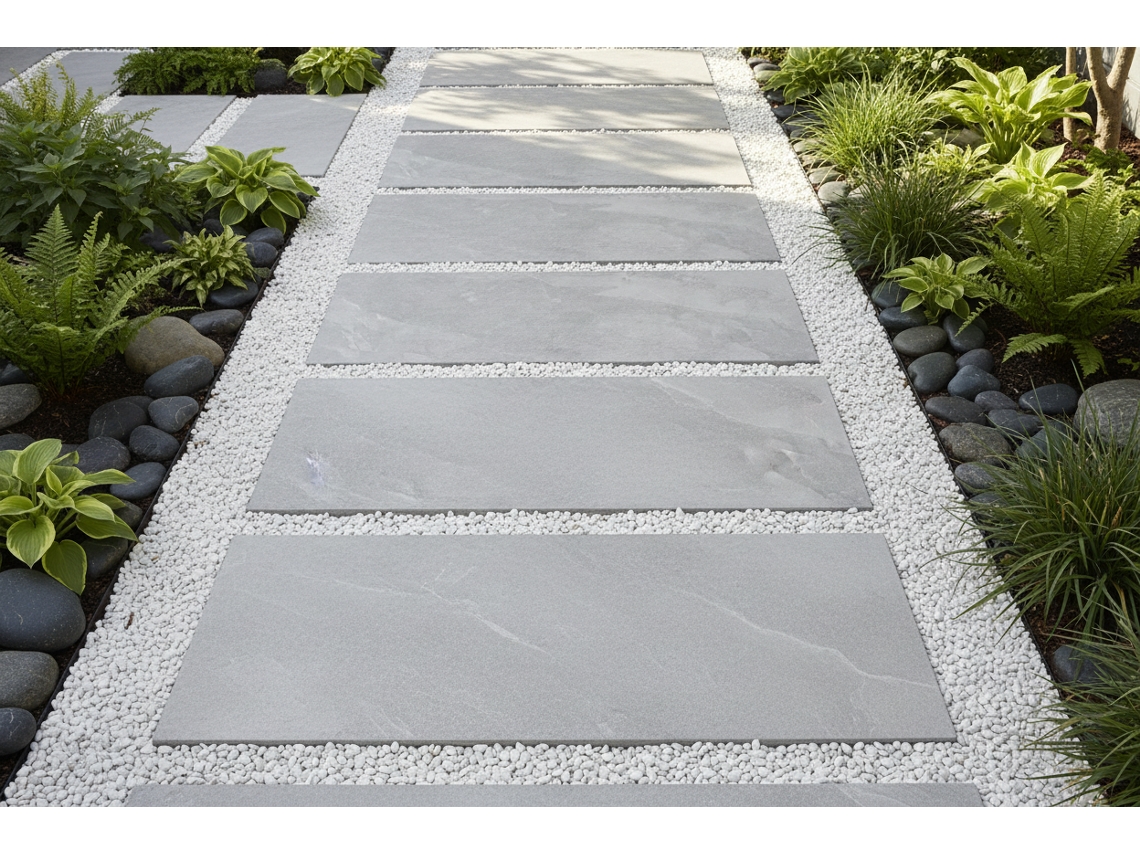 Losa Porcelanica Xl Imitacion Pizarra Palet 48 Piezas (25.92 M2) / 90x60x2 Cm / Gris