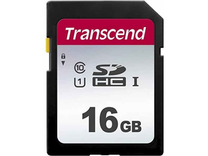 Tarjeta de Memoria SDHC TRANSCEND TS16GSDC300S (16 GB - 95 MB/s)