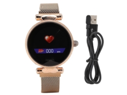 Pulsera inteligente de acero resistente al agua con Bluetooth, monitor de presión arterial y frecuencia cardíaca, tienda Jinyubo